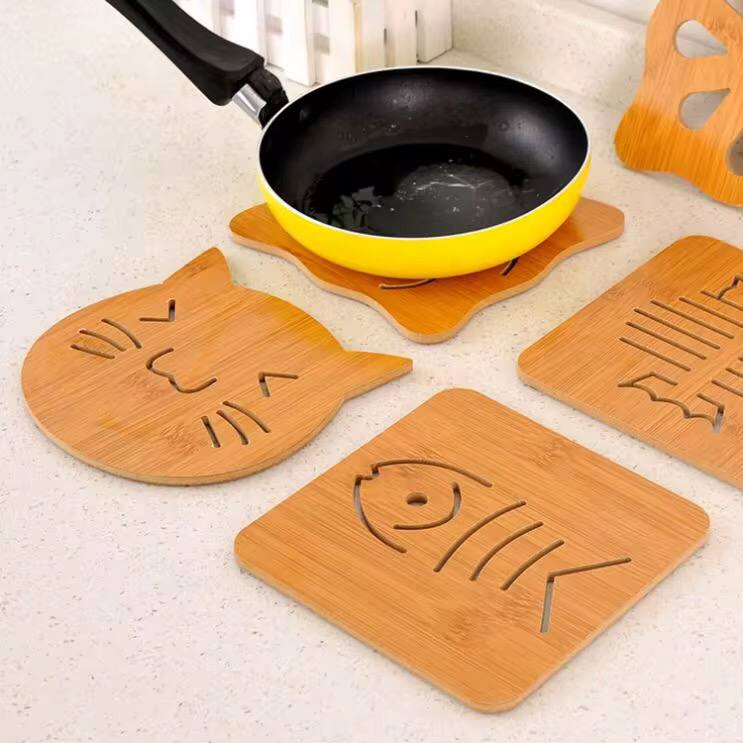 Bamboo coaster now available in 5 shapes