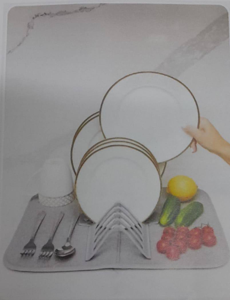 Foldable kitchen drying mat