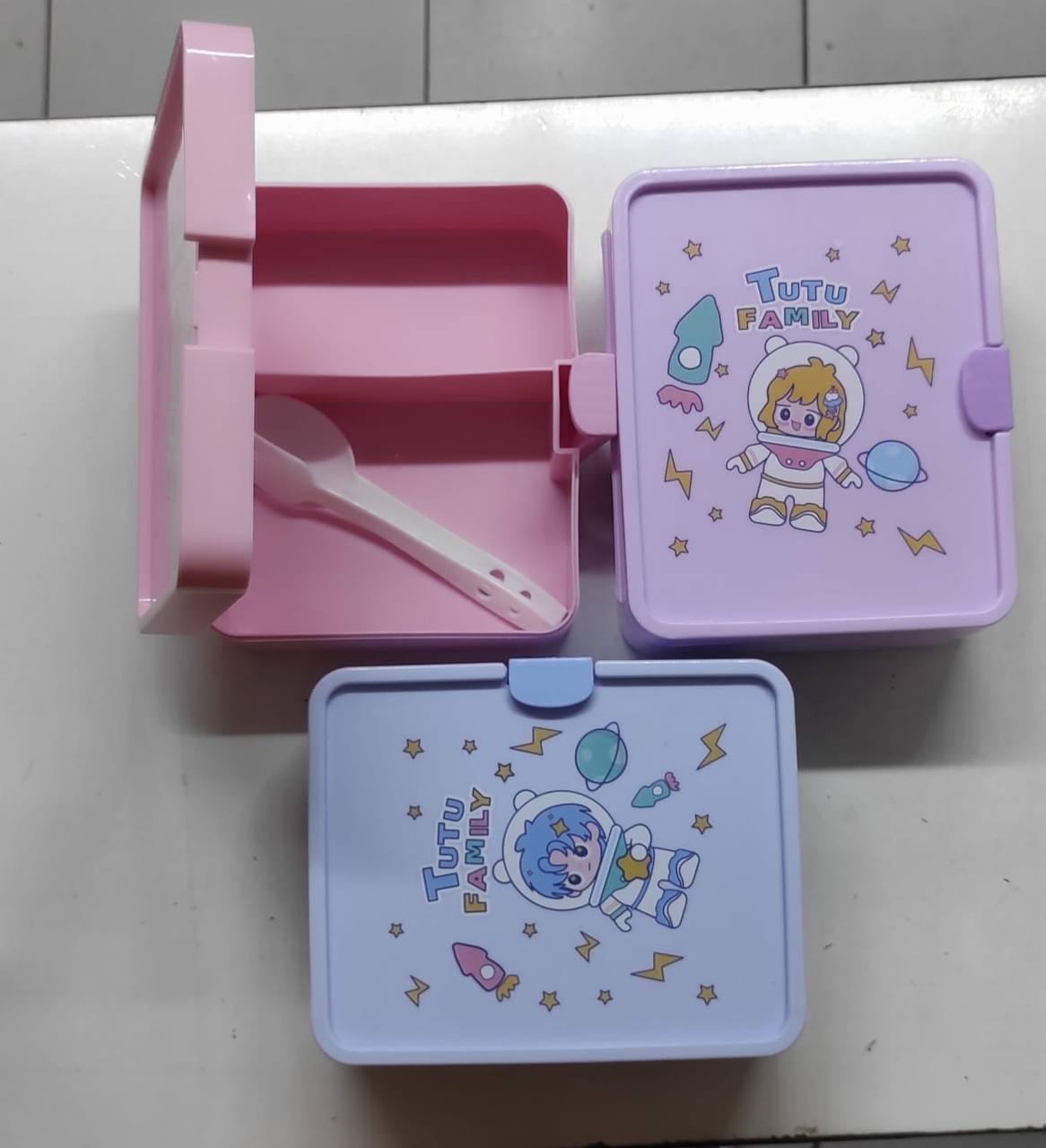 2 compartment Tutu family Lunch Box for Kids