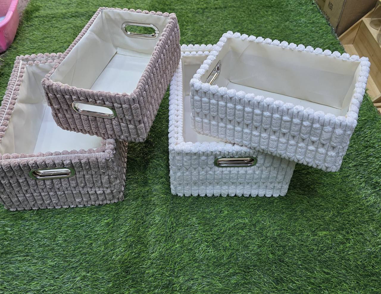 3 in 1 Mulit-purpose Storage Baskets with Handles.