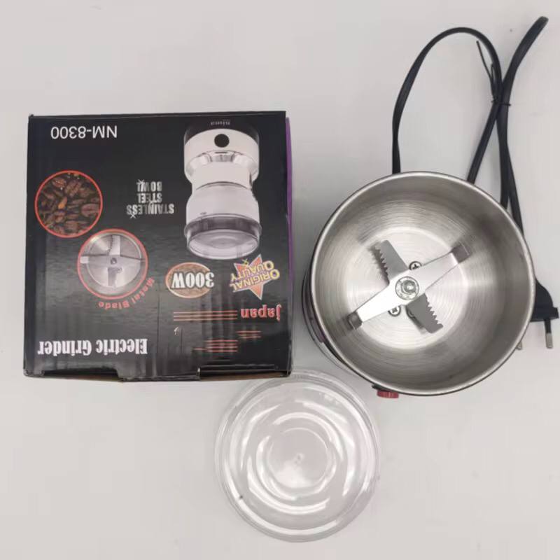 Silver crest electric grinder
300 warts has a stainless bowl
