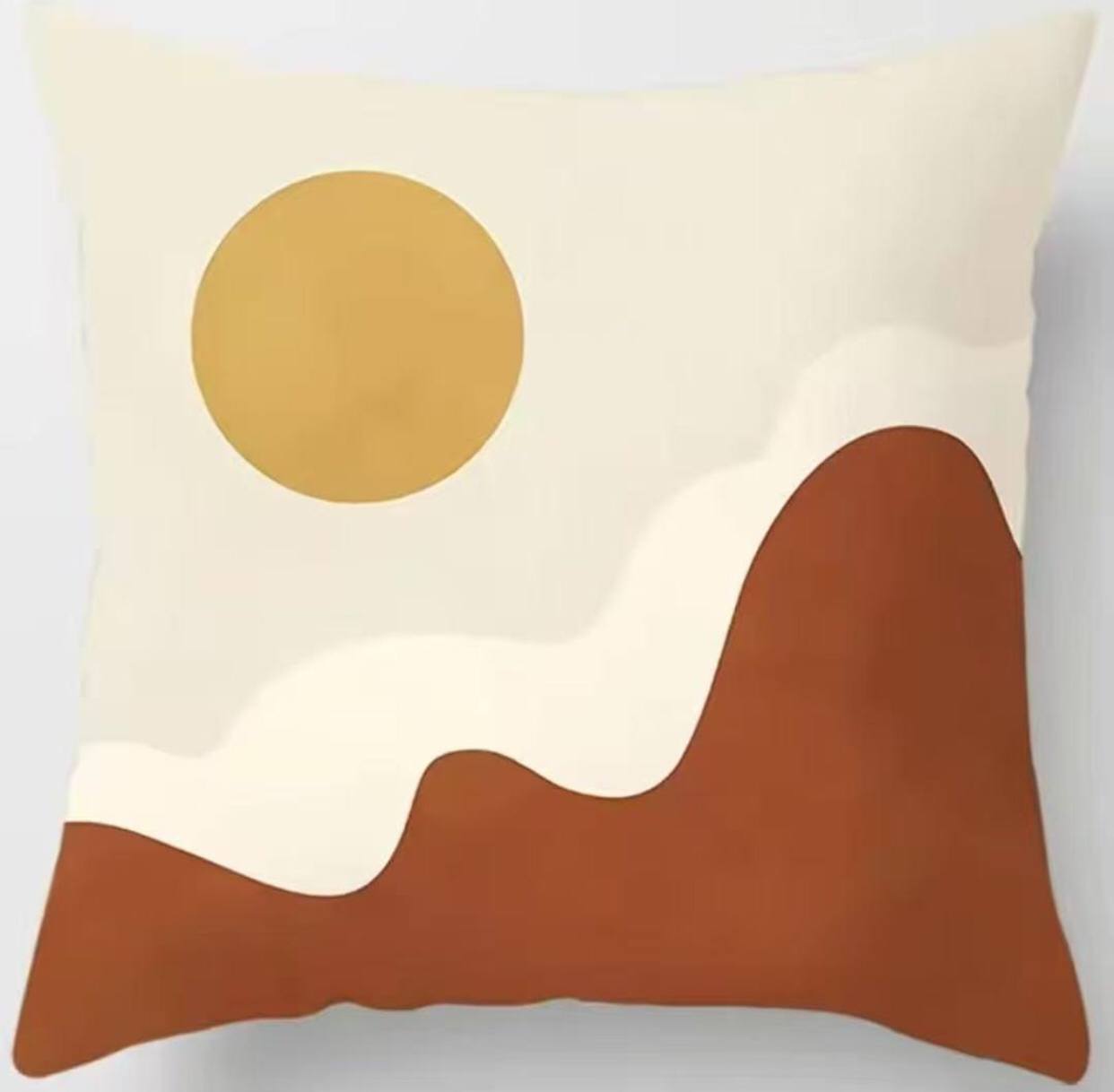 Abstract decorative throw pillow covers