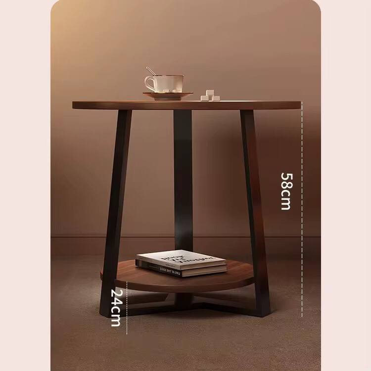 Eye-catching luxury double layered coffe side table