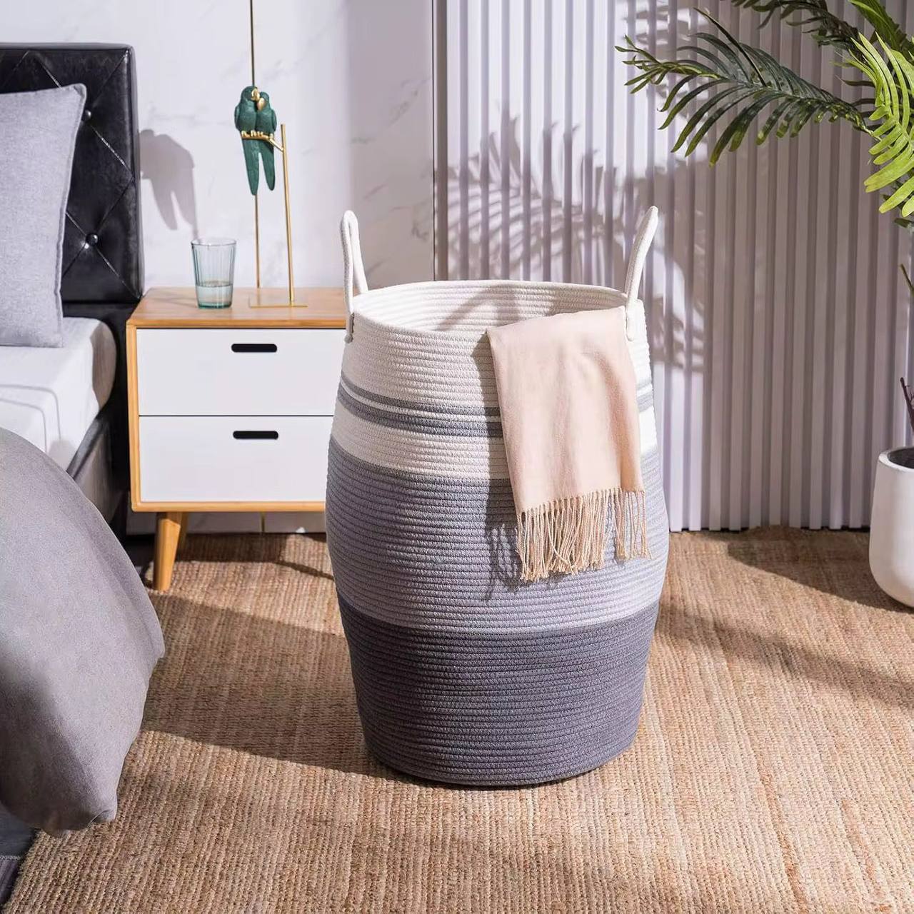 Cotton Rope Basket.