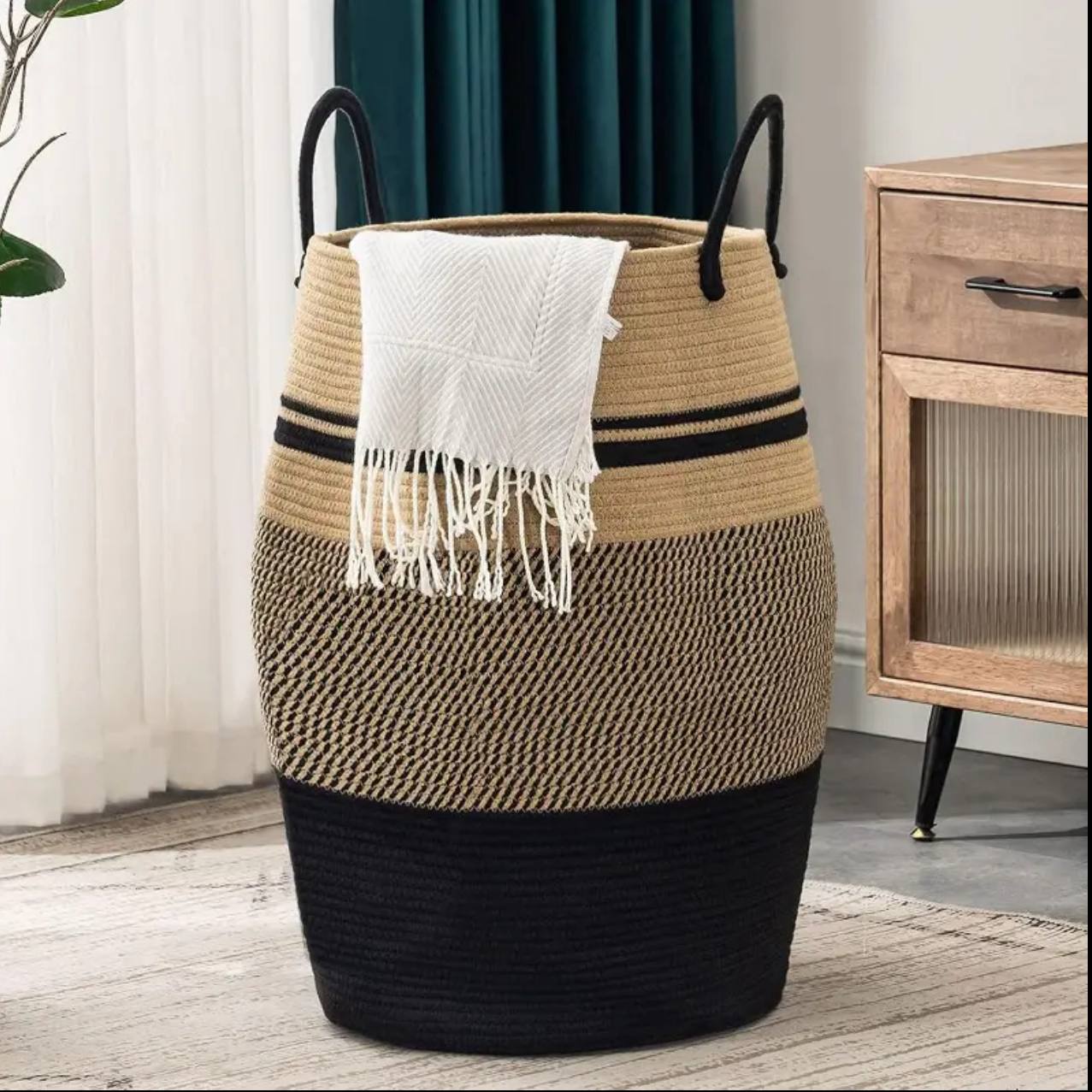 Cotton Rope Basket.