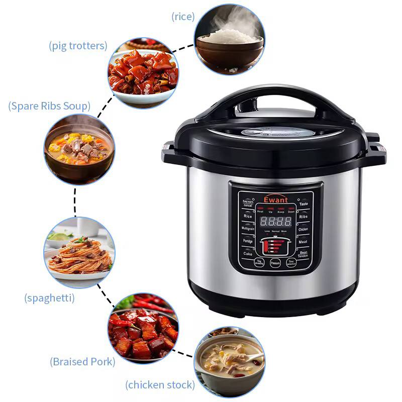6 litres high quality electrical pressure cooke