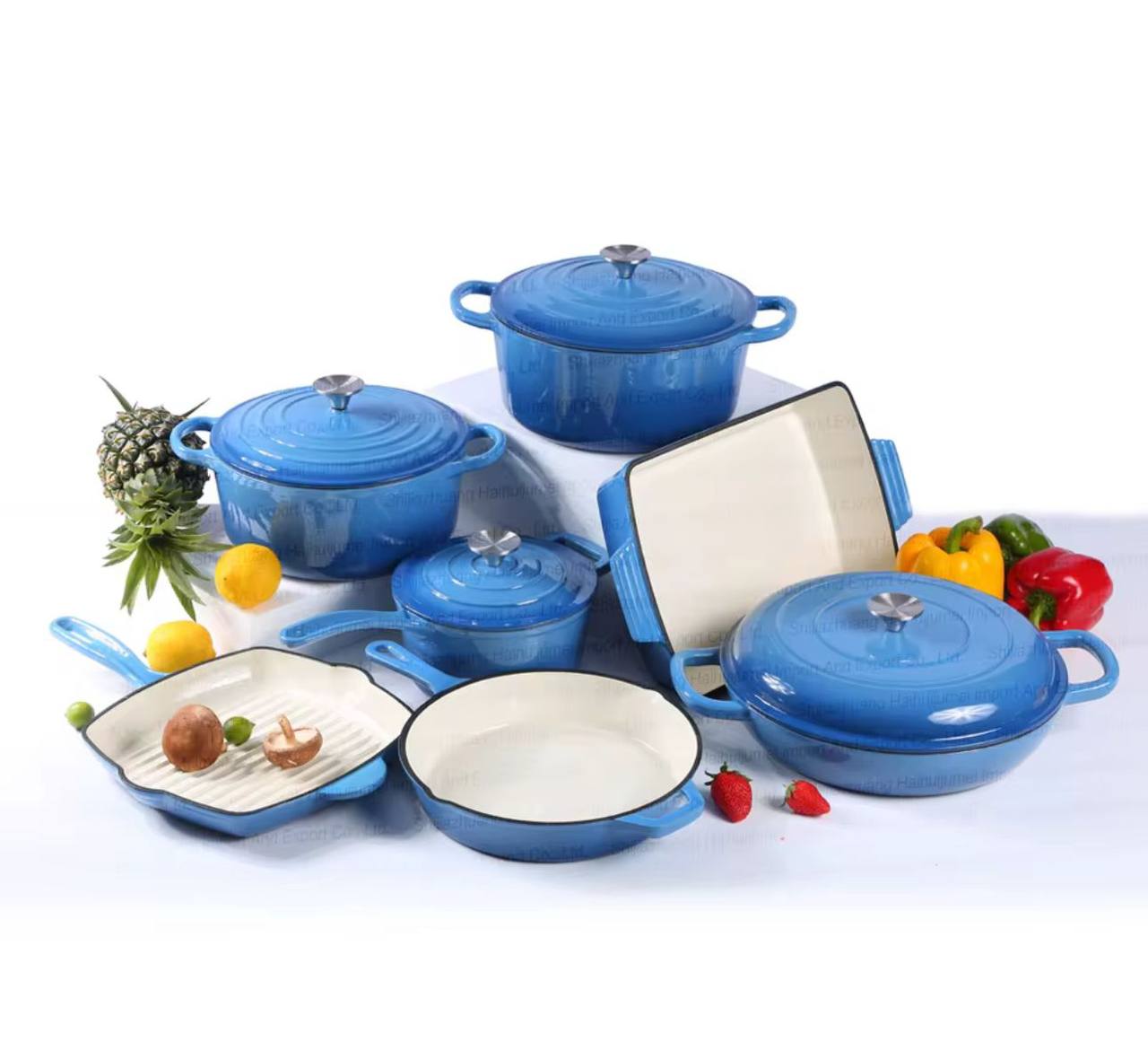 Enamel Cast iron cooking pots