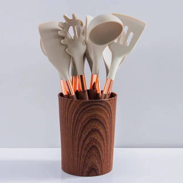 11pcs silicone spoon set