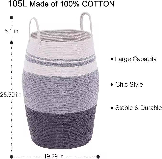 Cotton Rope Basket.