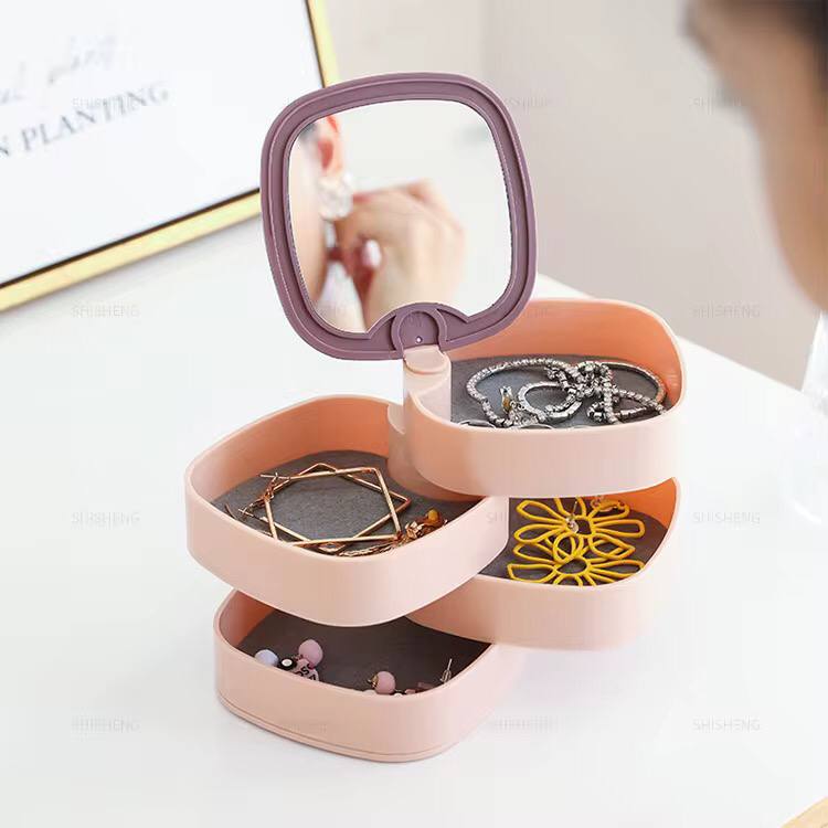 Rotating jewelry organizer