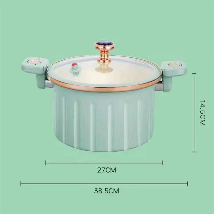 Single piece Roma 10L Nonstick mini pressure cooker sufuria now available in lilac blue colour