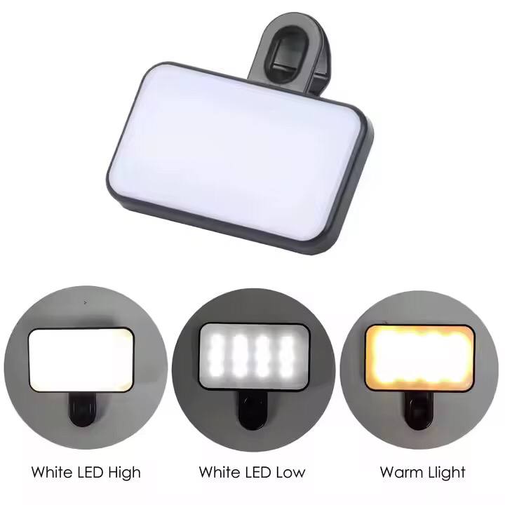 Portable Mini Selfie fill light rechargeable 3 modes