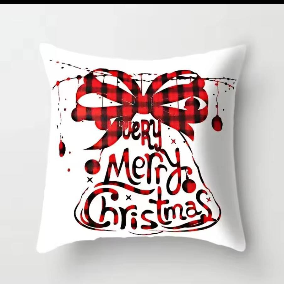 Christmas Pillow Covers (No Filler) for Christmas Decoration Throw Pillow Covers