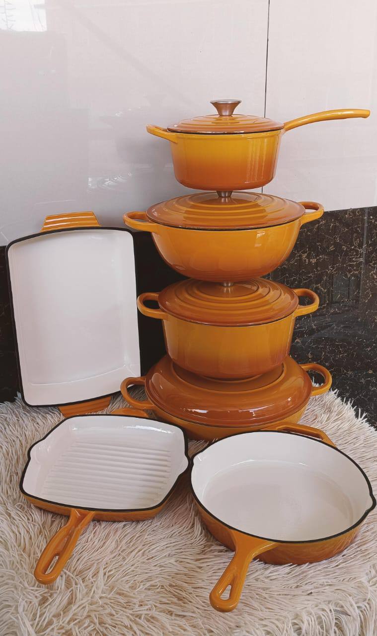 Original Enamel Cast iron cooking pots