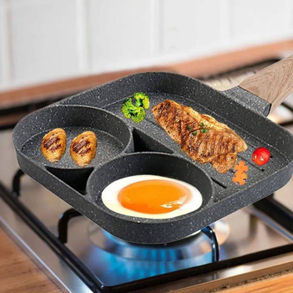 3 and 4 hole/slot Breakfast Pan