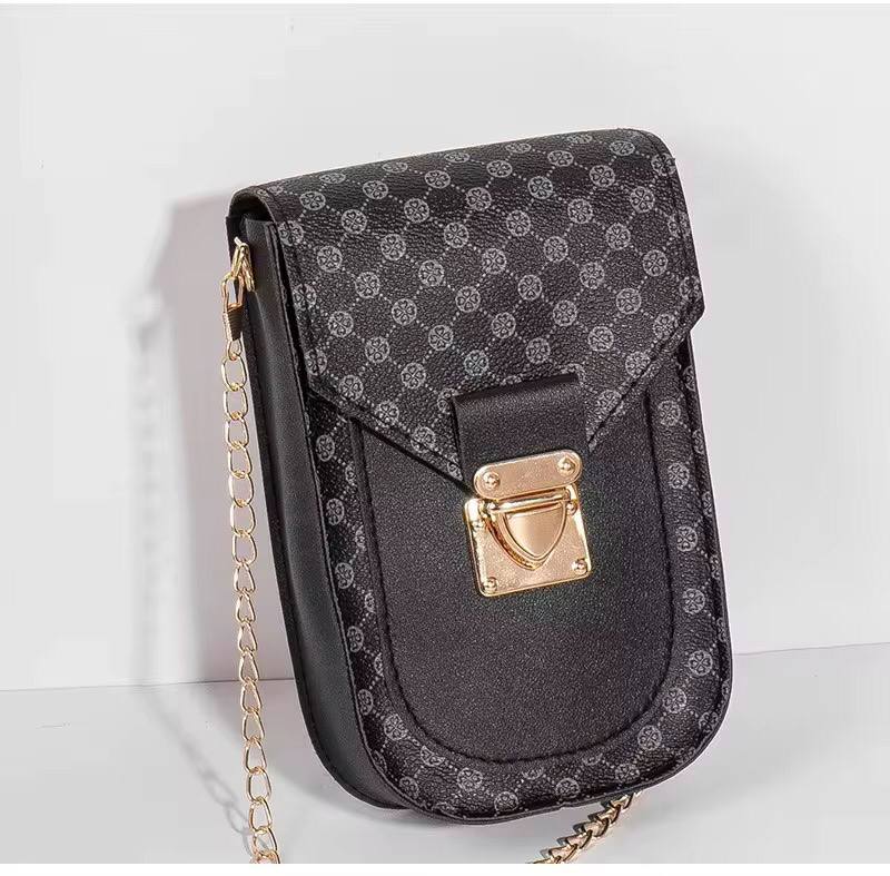Geometric pattern phone bag/ cross body bag