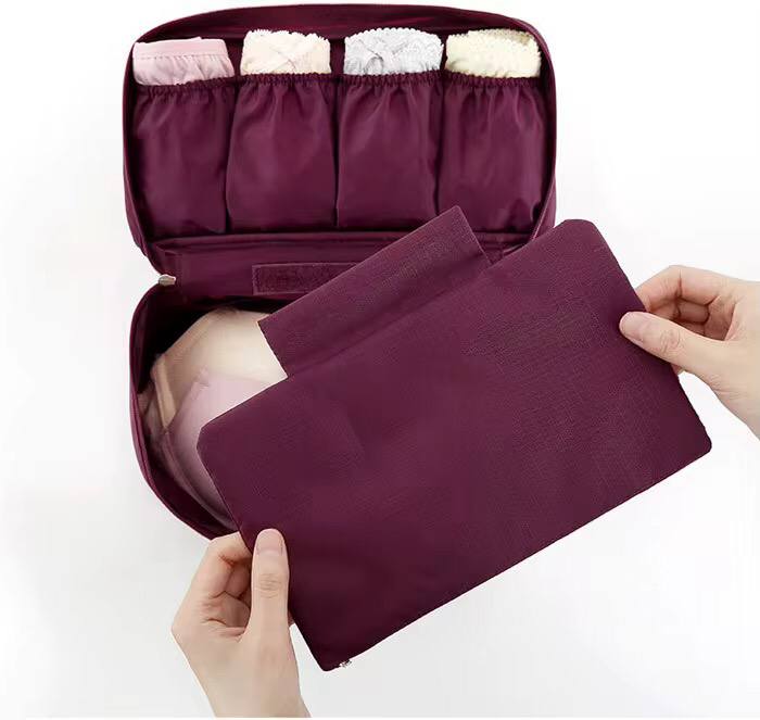 Travel inner wear or travel make up mini bag organizer