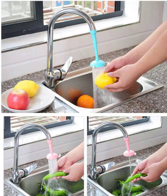 Convert your tap to deliver either a shower spray or normal jet using this flexible Silicone shower faucet