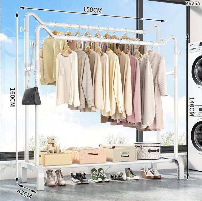 GARMENT RACK FLOOR STANDING CLOTHES RACK/ HANGER