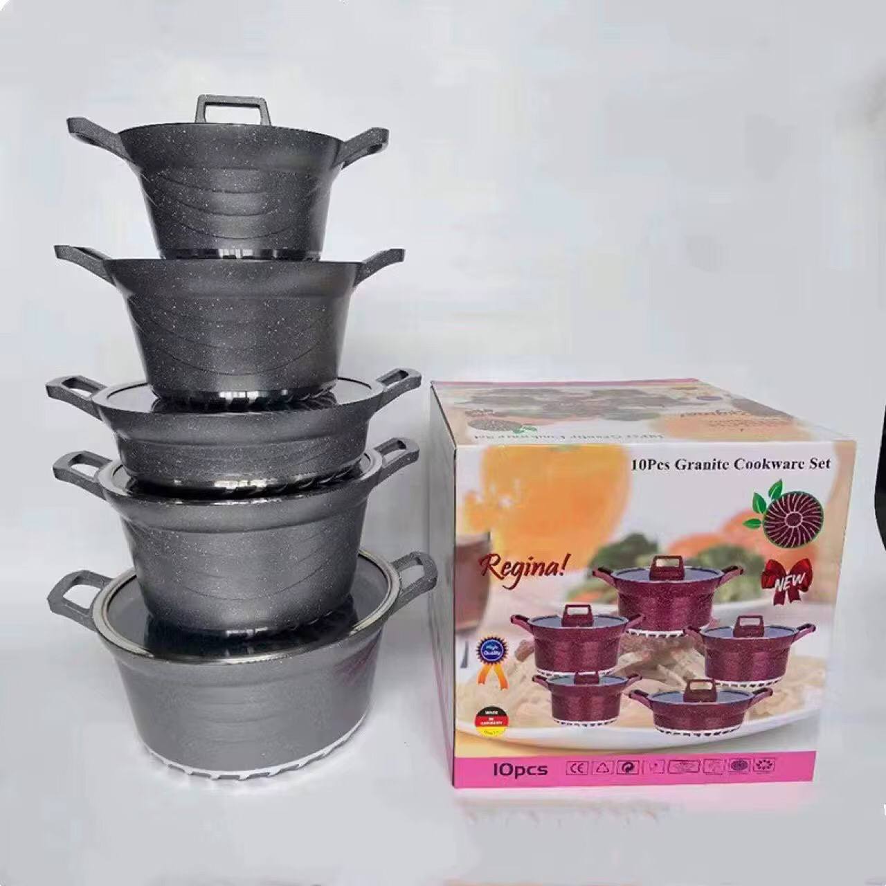 12pc Bosch Cookware with Silicone lids