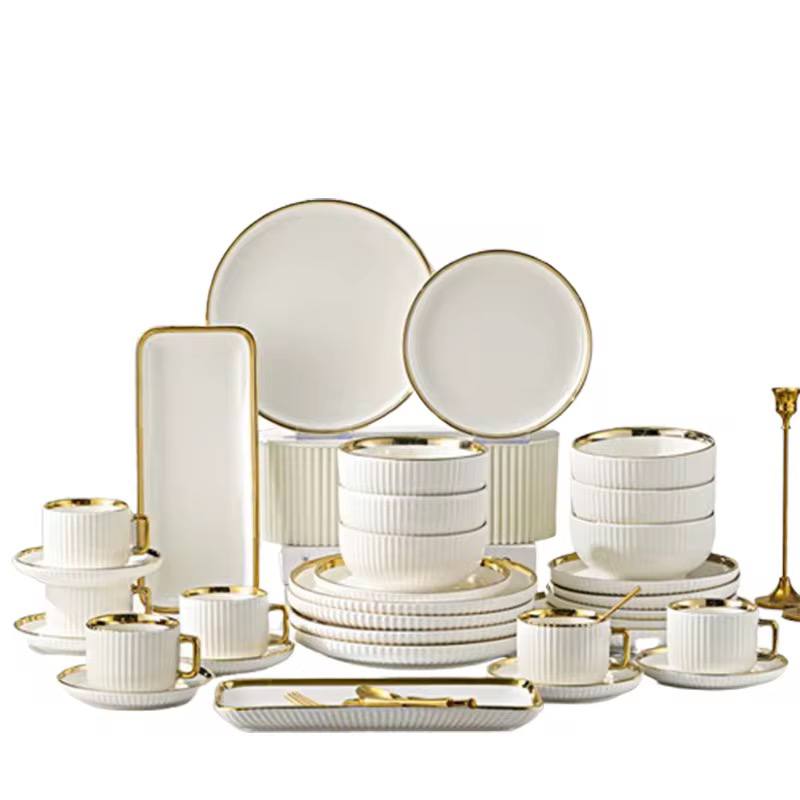Elegant European Porcelain Dinner set