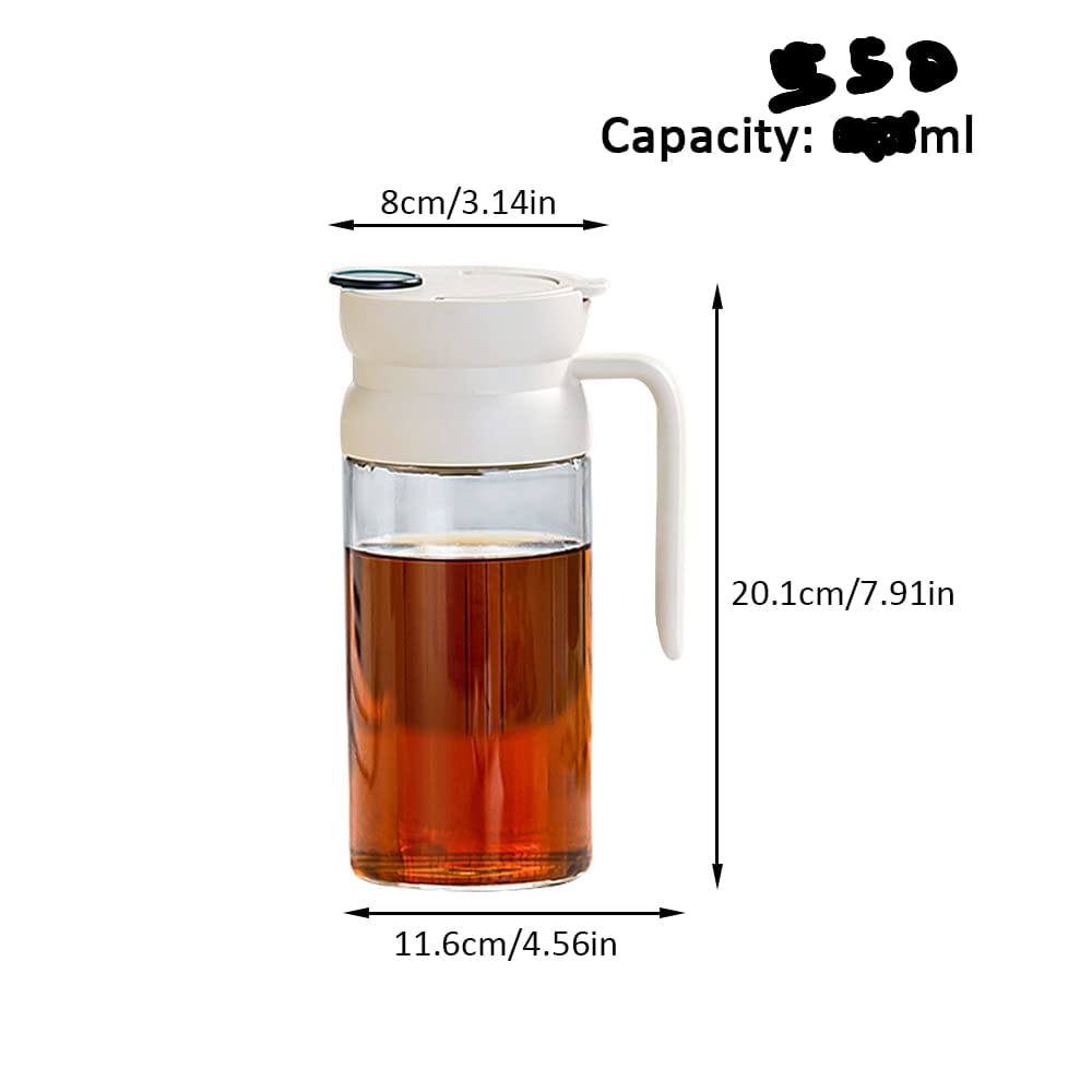 Glass 550-600ml Feiel cruet automatic oil dispenser
