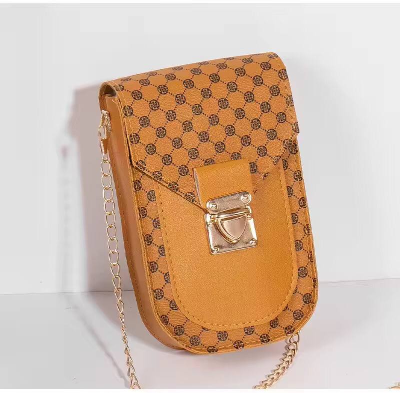 Geometric pattern phone bag/ cross body bag