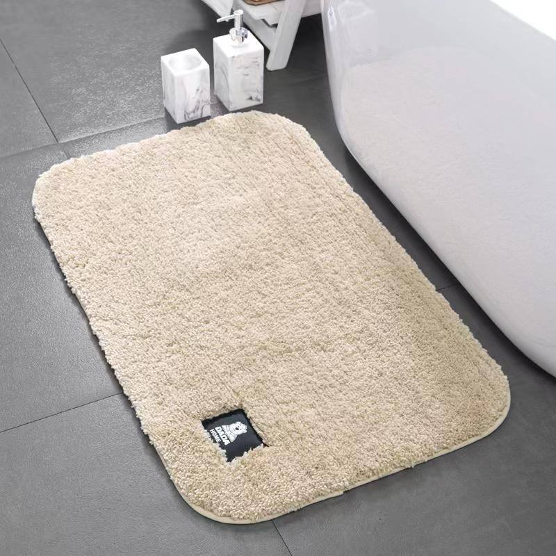 Plain color bathroom mat