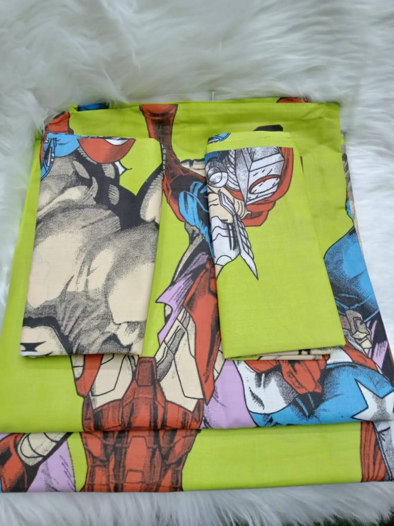 Cartoon themed bedsheets