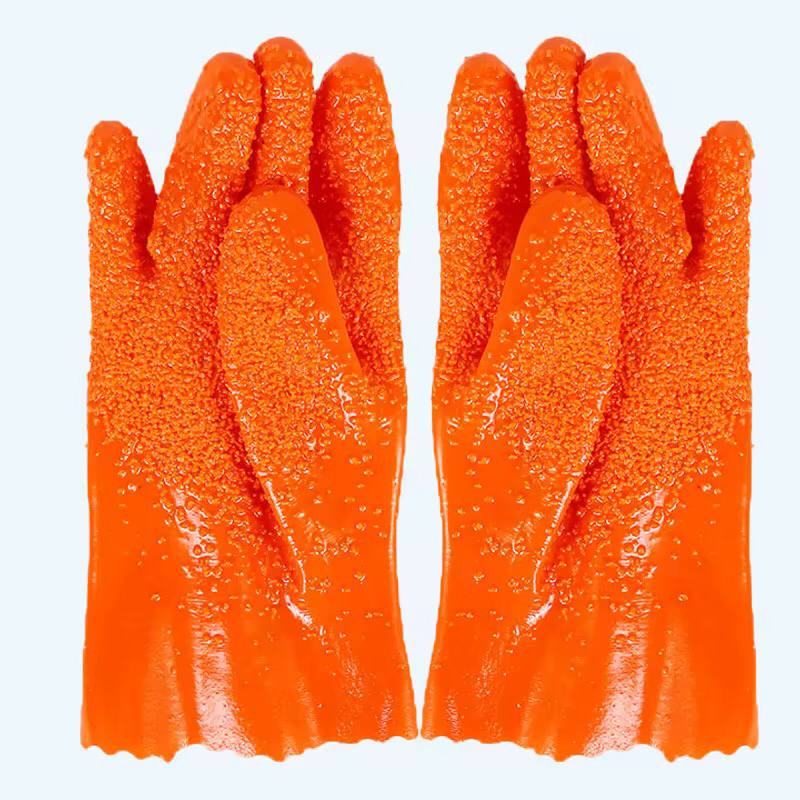 A Pair Of Hard silicone Latex Studded Gloves