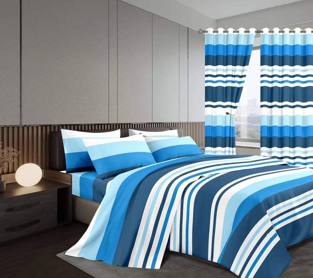 Curtain woolen duvet set