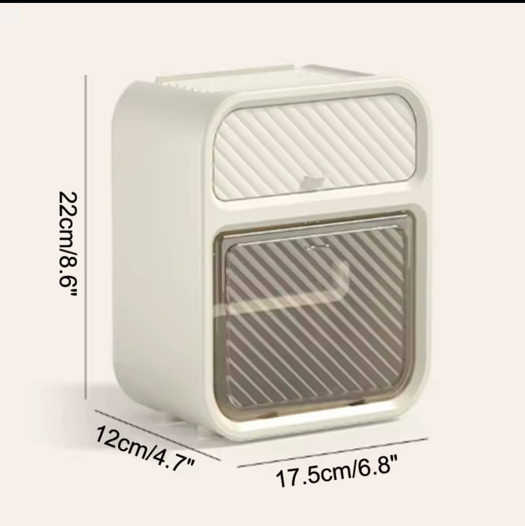 Space-Saving Wall-Mounted Tissue Box Holder