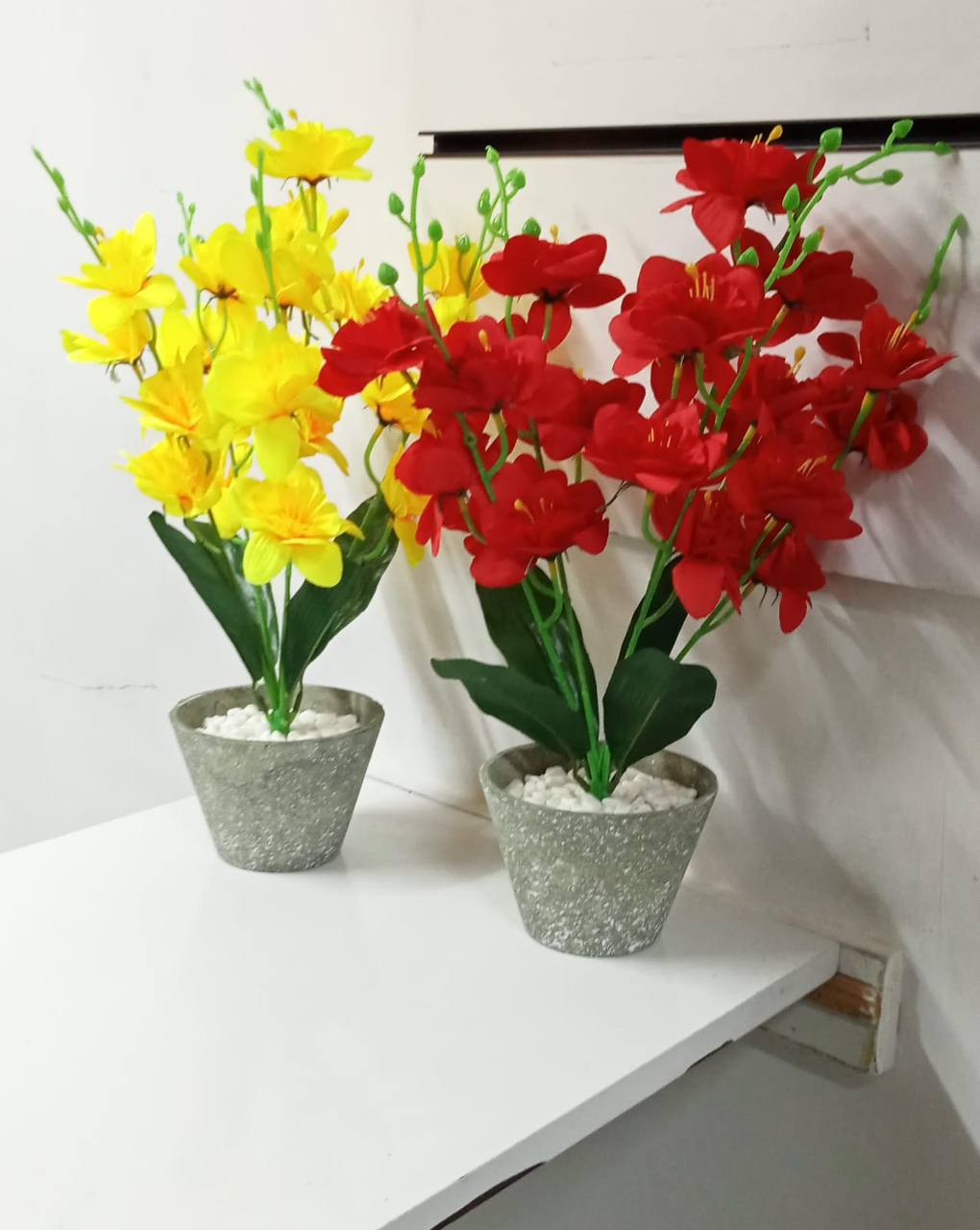 Artificial blossom flowers, bonsai artificial potted plants for Decoration