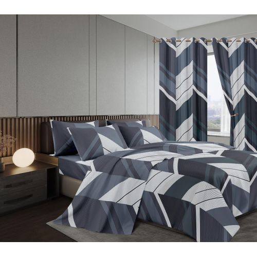 Curtain woolen duvet set