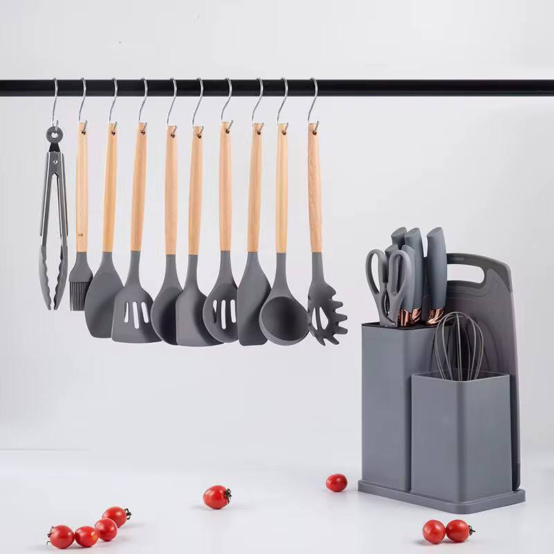 SILICONE SPOONS 19 PIECES SET