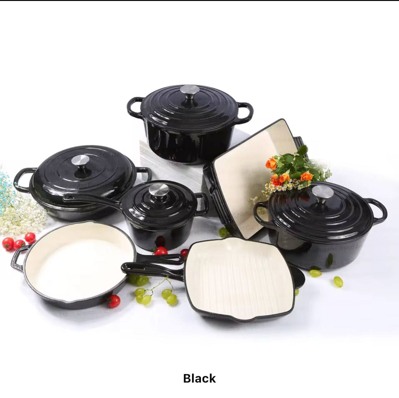 Enamel Cast iron cooking pots