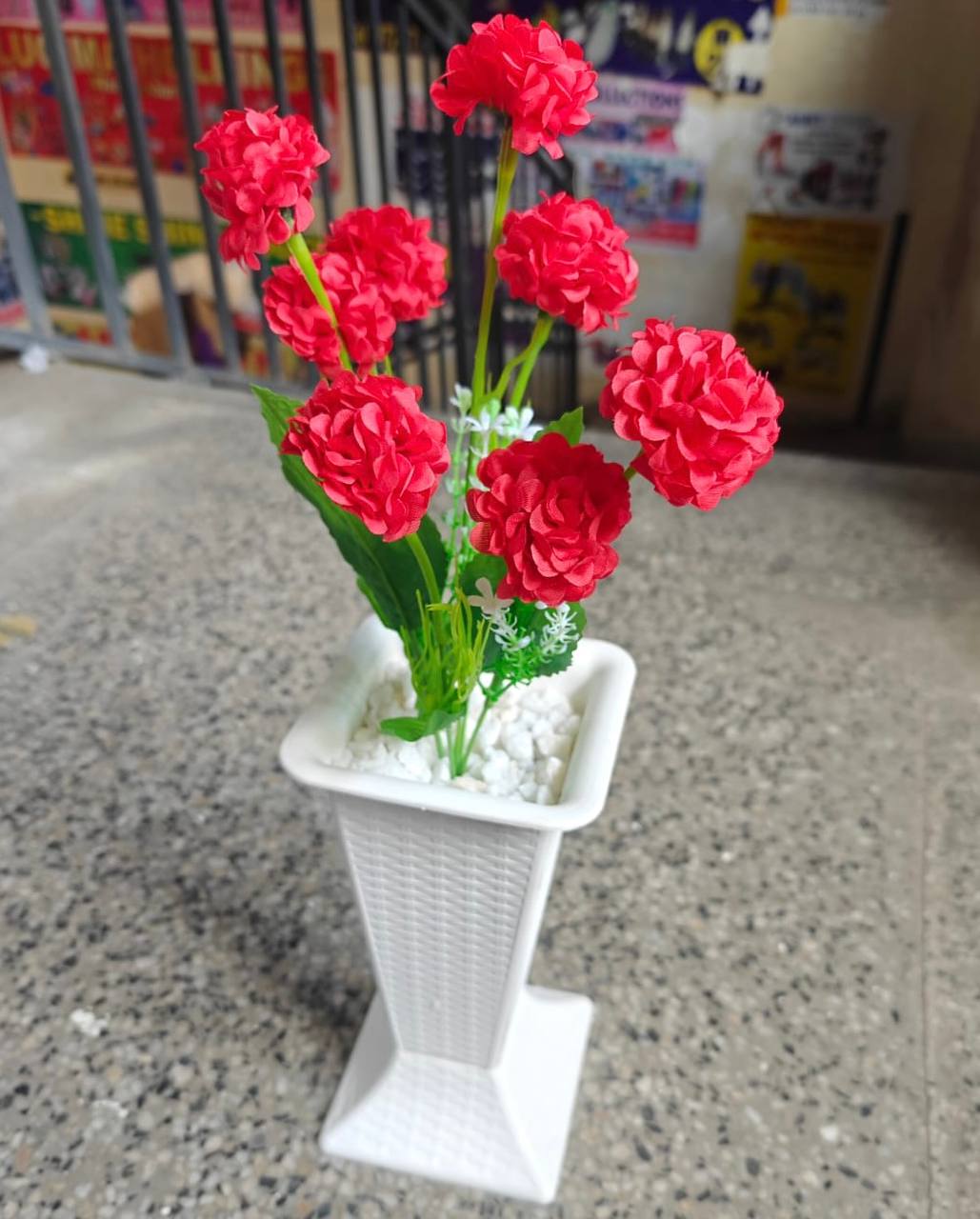 Flower and vase