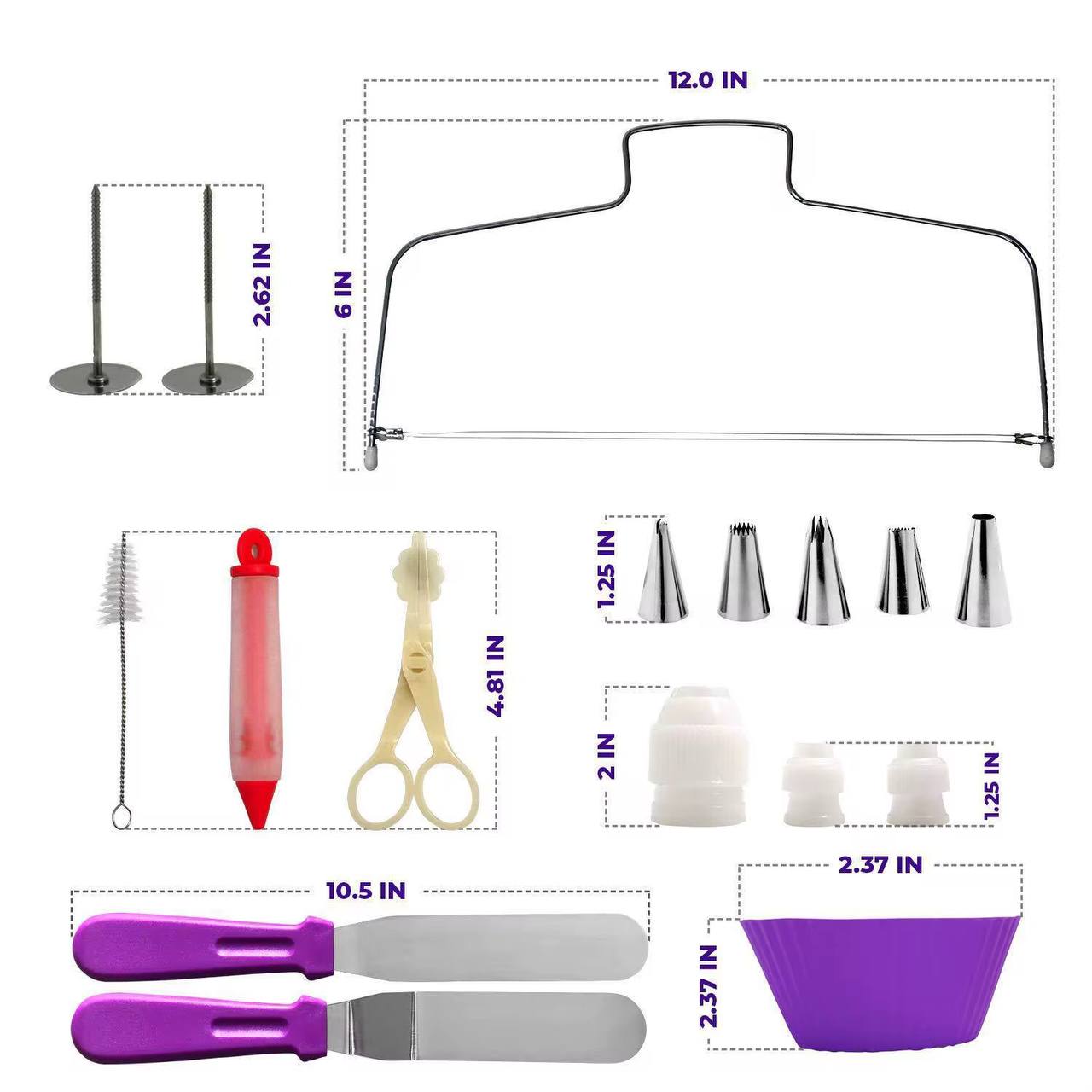 106pcs cake decorating set