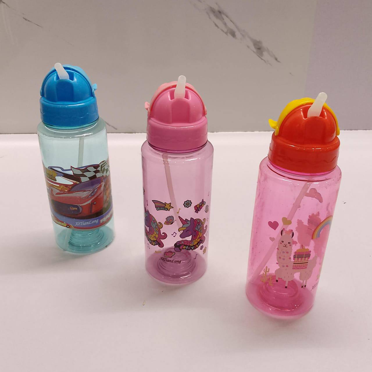 600ml 500ml n 400ml straw kids water bottles