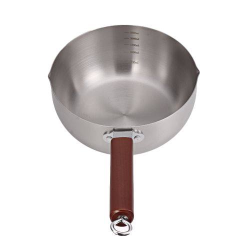 2L Stainless steel non- stick calibrated Japanese Pan Noodle Pot