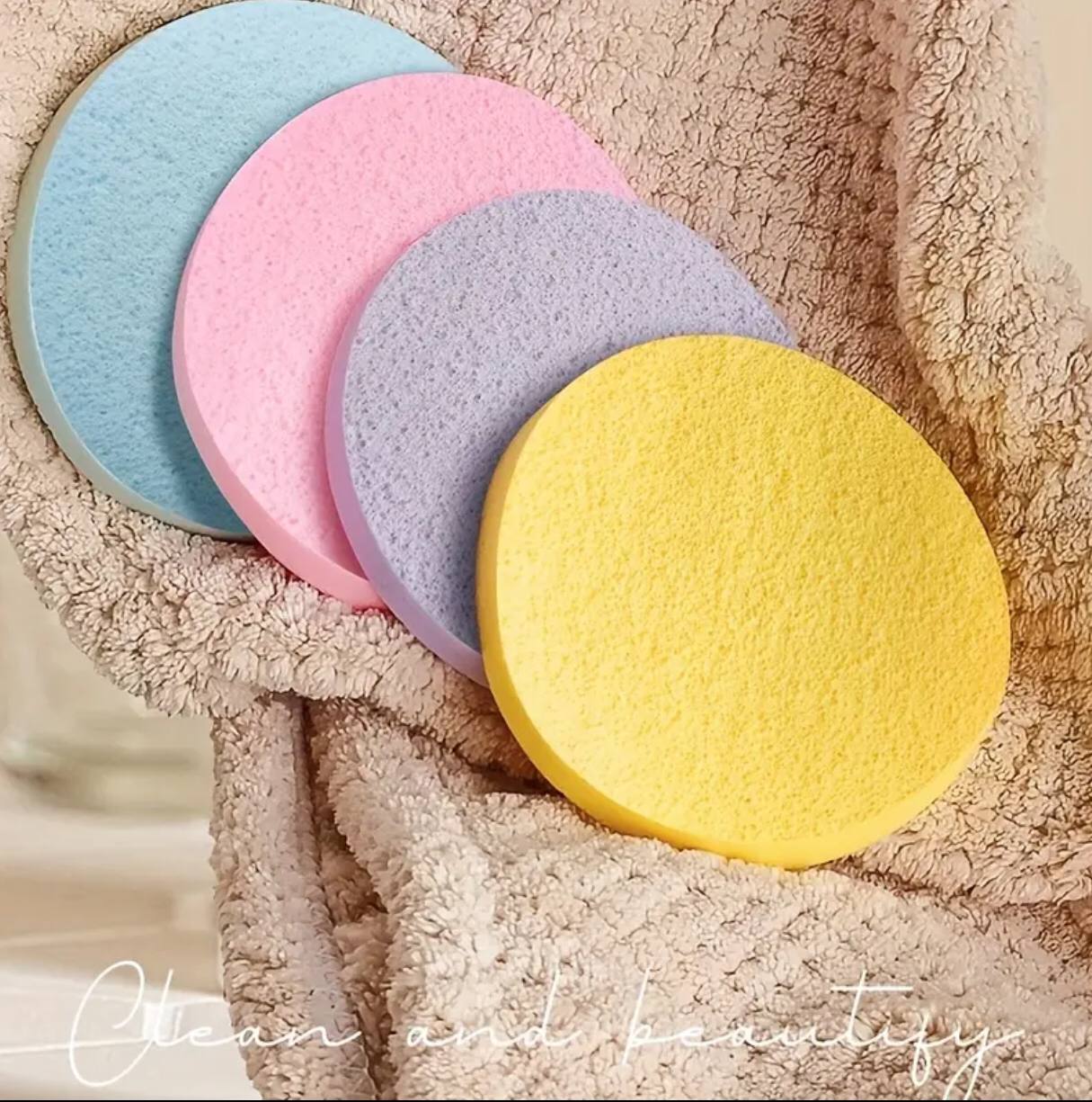 12pcs Set Face Compressed lean sponge makeup Facial Cleaner