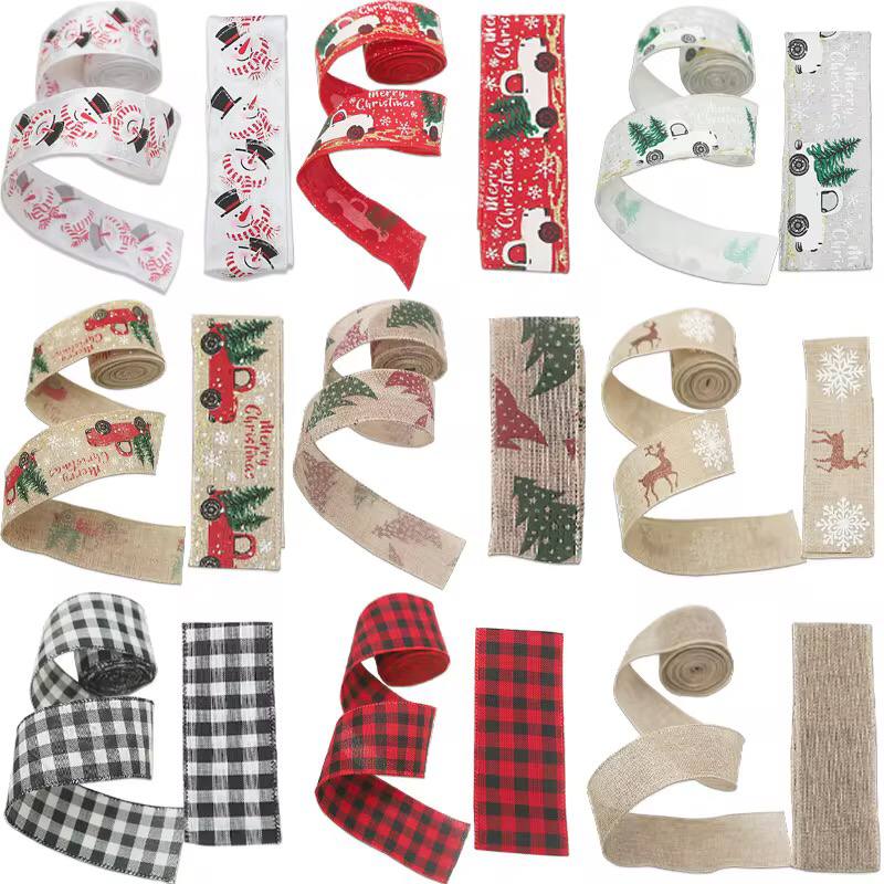 5 meters Christmas themed ribbon