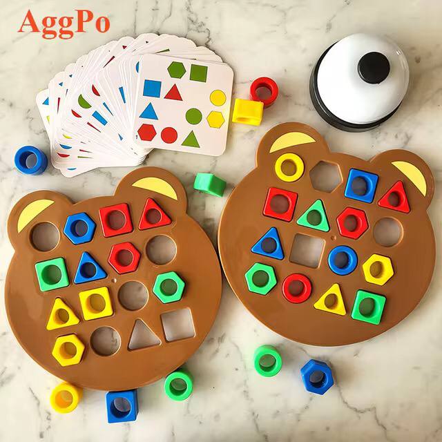 Early Education puzzle/Shape matching Cards Game