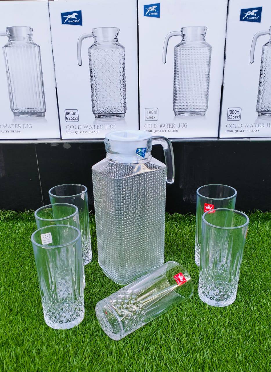 Water / Juice Glass-Jug set
