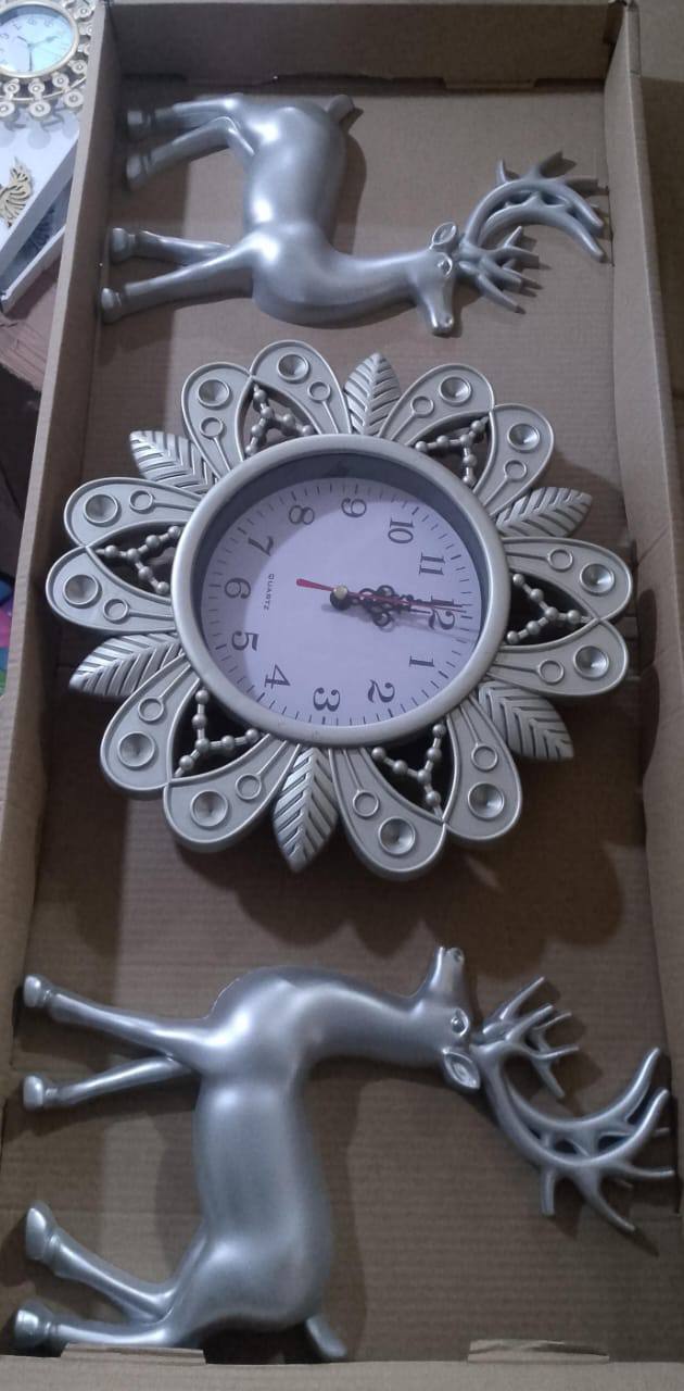 Elegant 3in1 Wall clock decor