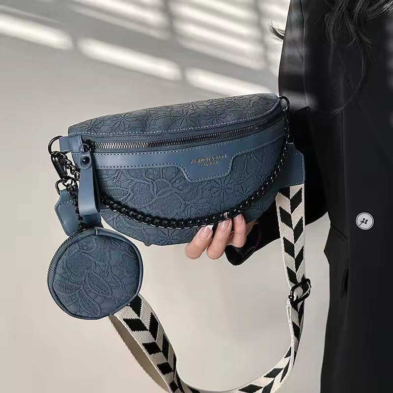 Laced with love crossbody bag
