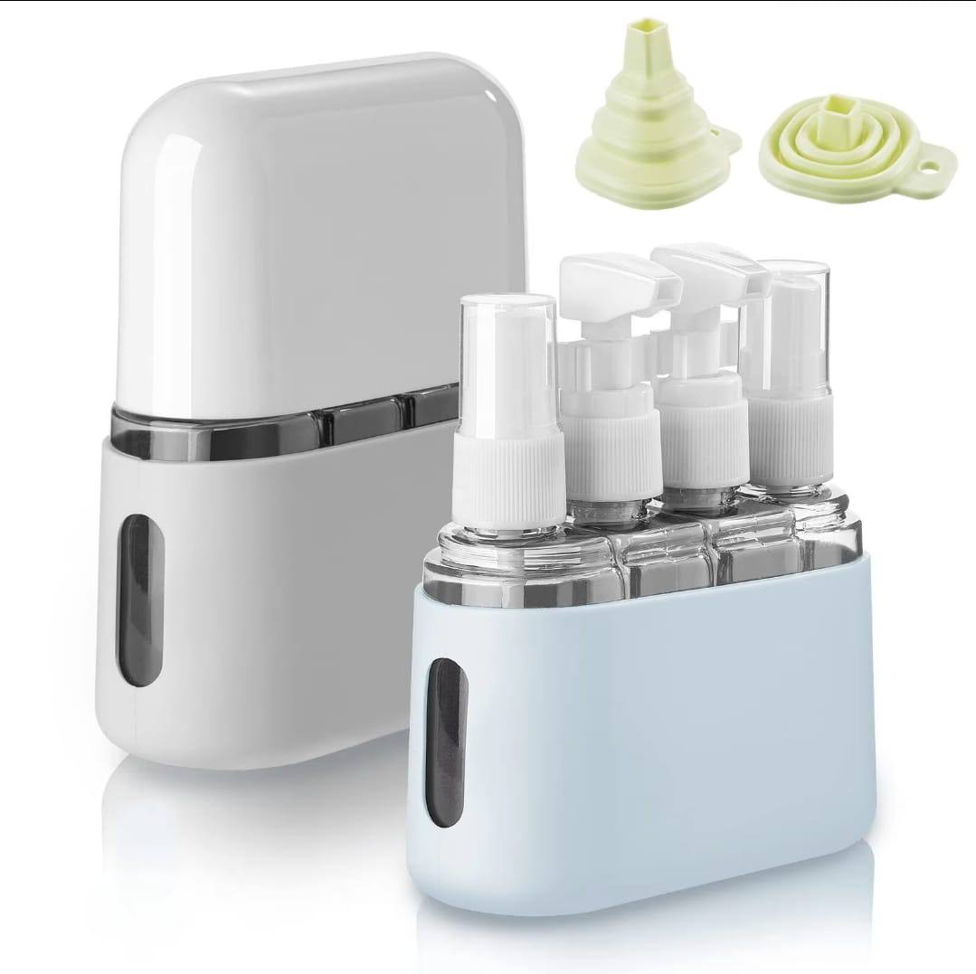 4in1 50ml Travel Bottle set For Shampoo, Shower Gel,Hand wash ,Lotion,Pray Travel Kit Accessories