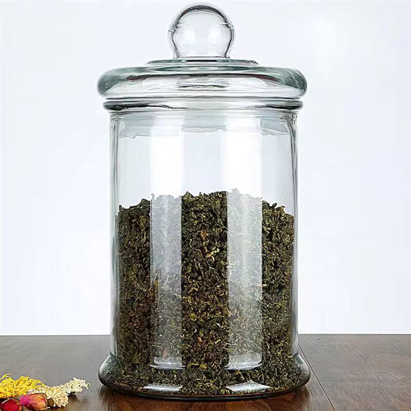 Premium cylindrical Glass Storage Jars 5000ml