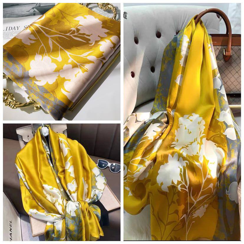 Luxury Silk Scarf Set for Women