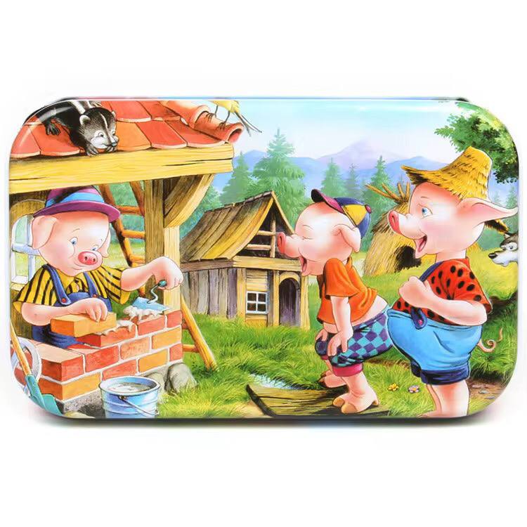 60 PC cartoon theme wooden puzzle